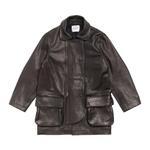 Куртки Stussy Our Legacy Leather Fireman Jacket 'Black' 1