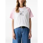 Футболка с рукавами реглан и логотипом 1