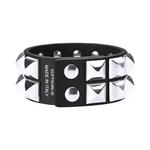 Браслеты Supreme Studded Leather Bracelet 'Black' 2
