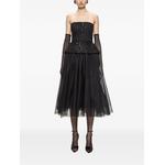 midi tulle corset dress 1