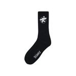 Носки и колготки Stussy Surfman Crew «Black/White» 1