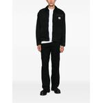 logo-patch corduroy-collar jacket 2
