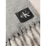 logo-patch fringed scarf 2