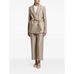 Однобортный блейзер с поясом 2