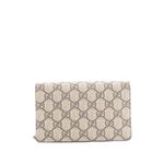 Мини-сумка через плечо Cherries Wallet on Chain GG Coated Canvas 2