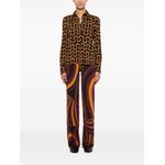 Iride print satin jersey pants 2