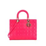 Большая сумка-тоут Lady Dior Bag Cannage Quilt Lambskin 1