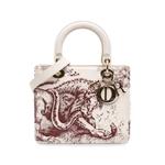 Сумка-сэтчел Medium Smooth Calfskin Embroidered Beaded Toile de Jouy Lady Dior (2018 год) 1