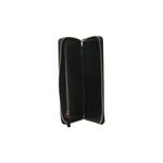 Tory Burch Emerson Patent Zip Around Continental Wallet в черном цвете 162753 4