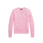 cable-knit V-neck sweater 1
