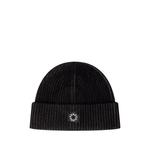 ribbed logo-detail beanie hat 1