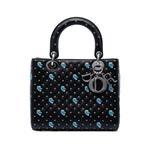 Сумка-сэтчел Medium Calfskin Embroidered Flower Lady Dior (2015 год) 1