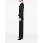 wool-blend ruched blazer 3