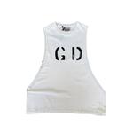 French logo-print tank top 1