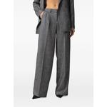 sequin-embellished pleated trousers 4