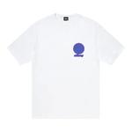 Футболки Stussy 8 Ball Grid Tee 'White' 1