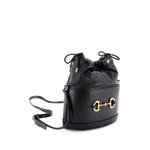 Маленькая кожаная сумка-ведро Horsebit 1955 Crossbody Bag 2