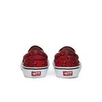 Слипоны Vans Supreme x Classic Slip-On Pro 'Алмазная Пластина Красный' 6