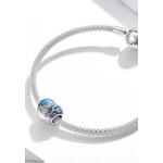 Подвеска Solid 925 Sterling Silver Blue Mermaid Charm 2