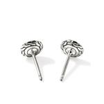 Серьги-гвоздики Essential из желтого золота 2