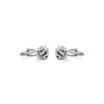 Ojeda Chrome Pebbled Knot запонки 2