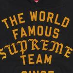 Худи Supreme Team Flocked Hooded Sweatshirt 'Black' 3