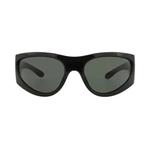Очки Gucci Shield Sunglasses 'Black/Grey' 1