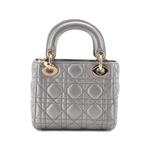 Маленькая сумка-сэтчел Lady Dior Chain Bag Cannage Quilt Lambskin 2