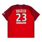 Джерси Paris Saint-Germain Draxler #23 Away Jersey «Красный» 1