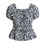 PRT 60/1 COTTN PPLN-SS ASPN TP-SHORT SLEEVE-BLOUSE 1