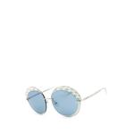 round-frame logo-print sunglasses 2
