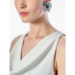 Серьги Monochromatic Poppy из белого золота с бриллиантами 2