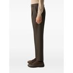 dark olive green cotton and wool pants 4