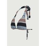 Топ-бикини треугольной формы Someday Stripe Black Ring 3