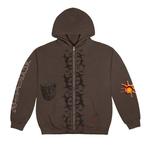 Толстовки на молнии Cactus Jack by Travis Scott Reverse Dog Zip Up Hoodie 'Brown' 1