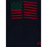 Кардиган Flag на молнии с капюшоном 2