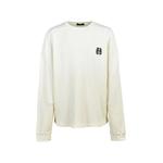 logo-embroidered waffle-knit sweatshirt 1