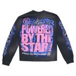 Футболки с длинным рукавом Hellstar Powered By The Star Long-Sleeve T-Shirt 'Чёрный/Фиолетовый' 2
