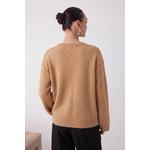 Wardrobe Essentials мягкий свитер базовый широкого кроя с текстурой цвета норки | Twoaw26Kz00088 5