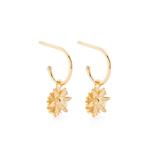 Daisy hoop earrings 1