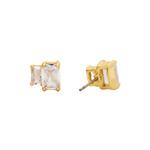 Гвоздики Glitz Studs прозрачные/золотые KN138 2