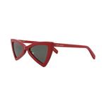 Очки Saint Laurent Cat Eye-Frame Recycled Acetate Sunglasses 'Red Grey' 2