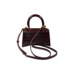 Сумки Top Handle Balenciaga Hourglass XS Top Handle Bag 'Темно-красный' 2