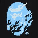 Футболки BAPE Flame Ape Head Tee 'Черный/Синий' 3