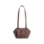 Mavery Pocket grained leather shoulder bag 1