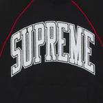Худи Supreme Boxy Piping Arc Hooded Sweatshirt 'Черный' 3