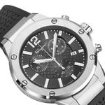 Часы Ferragamo F-80 Chrono Silicone Watch 'Stainless Steel' 3