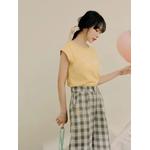 Широкие брюки с манжетами KITTY Gingham [KB1466] 3