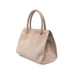 suede twist-lock tote bag 3
