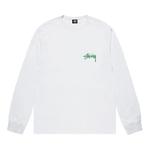 Футболка Stussy Landin Long-Sleeve Tee 'Белый' 1